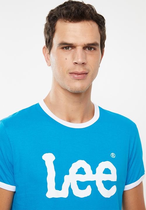Lee  - Ringer logo tee - blue