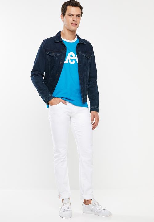 Lee  - Ringer logo tee - blue