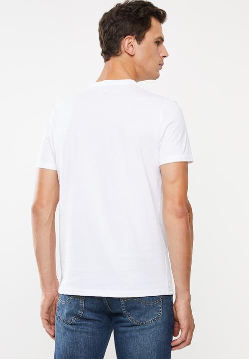 Lee  - New block tee - white