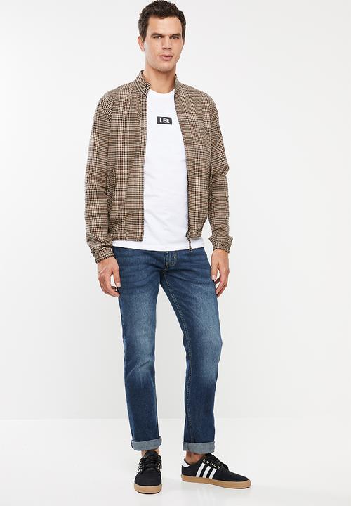 Lee  - New block tee - white