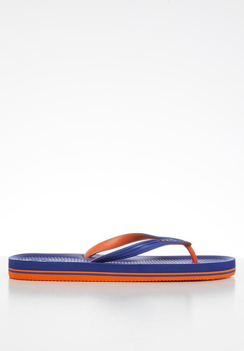 POLO - Hunter flip-flop - blue & orange