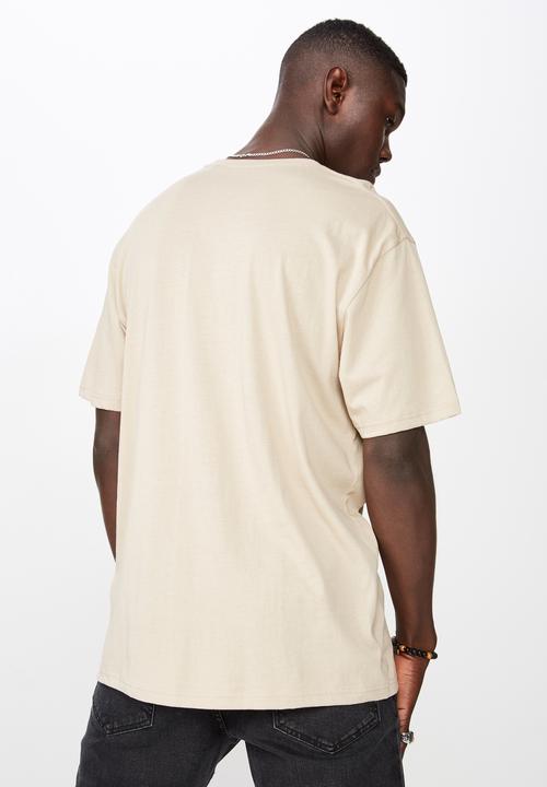 Factorie - Graphic T- shirt - beige 