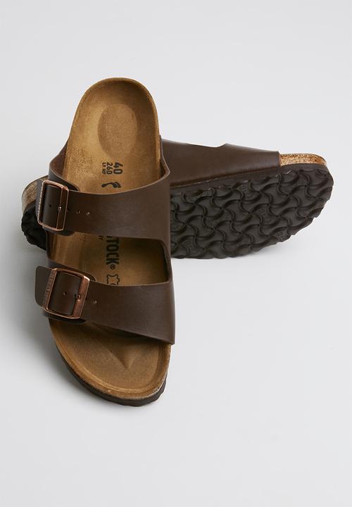 Birkenstock - Arizona birko-flor narrow - dark brown