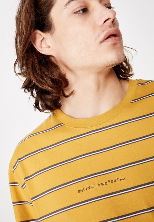 Factorie - Embroidered stripe T-shirt - multi