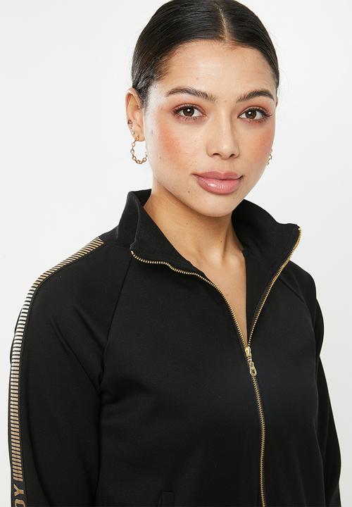 SISSY BOY - Sporty jacket with gold detailing - black
