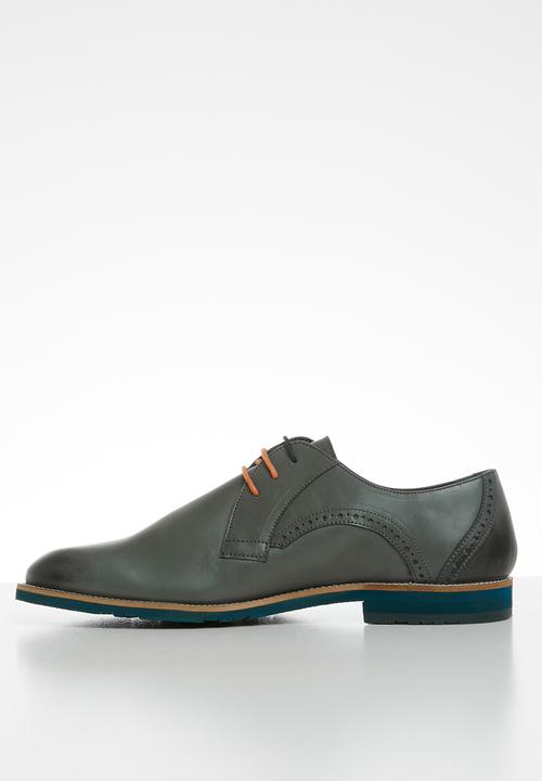 Pringle of Scotland - Tony lace-up derby - grey/green 