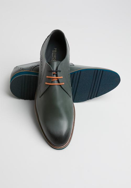 Pringle of Scotland - Tony lace-up derby - grey/green 