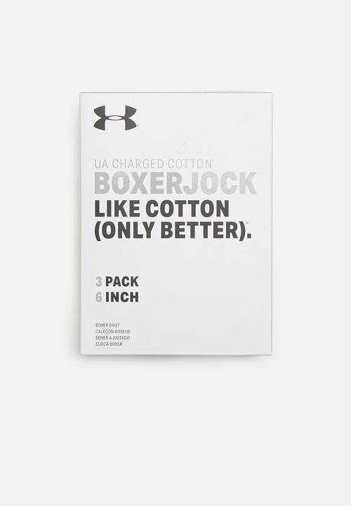 Under Armour - Charged cotton 6in 3 pack underwear - multi