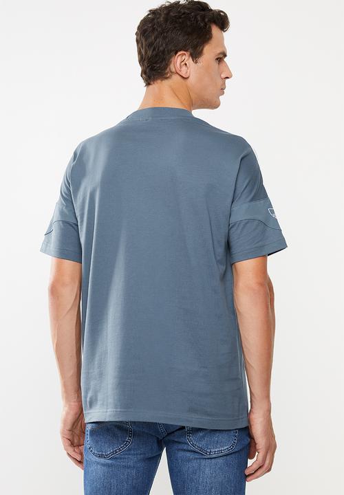 adidas Originals - Team signature trefoil T-shirt - blue