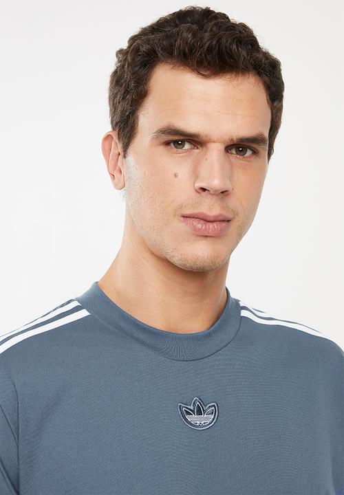 adidas Originals - Team signature trefoil T-shirt - blue