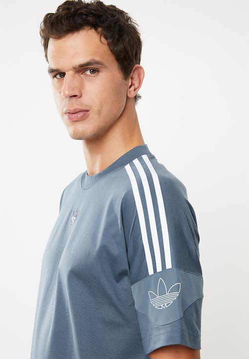 adidas Originals - Team signature trefoil T-shirt - blue
