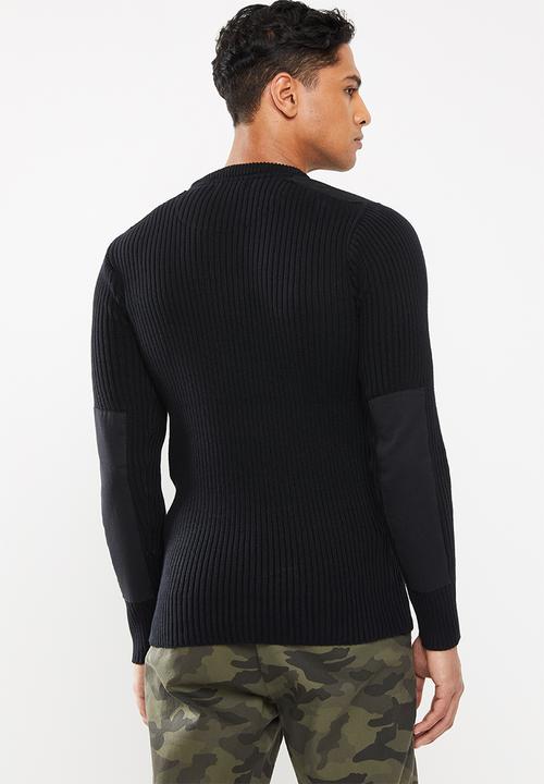 Brave Soul - Marvel crew neck sweater - black