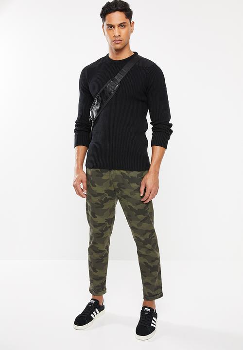 Brave Soul - Marvel crew neck sweater - black
