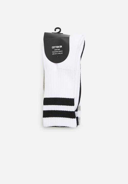 Cotton On - Active 3 pack socks - multi
