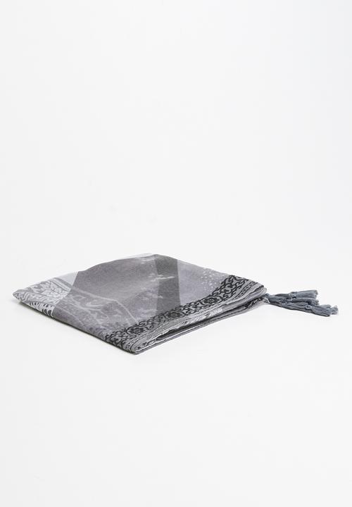 Joy Collectables - Printed scarf - grey