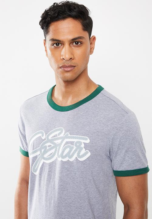 G-STAR - Ringer  T-shirt - grey