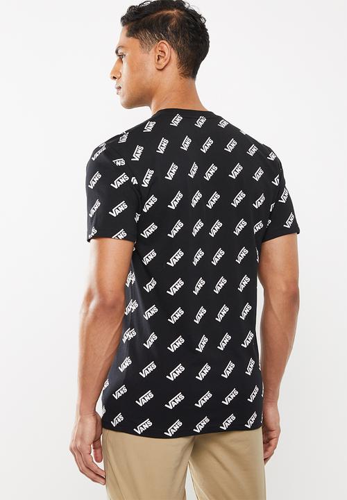Vans - Retro all over Vans short sleeve tee - black