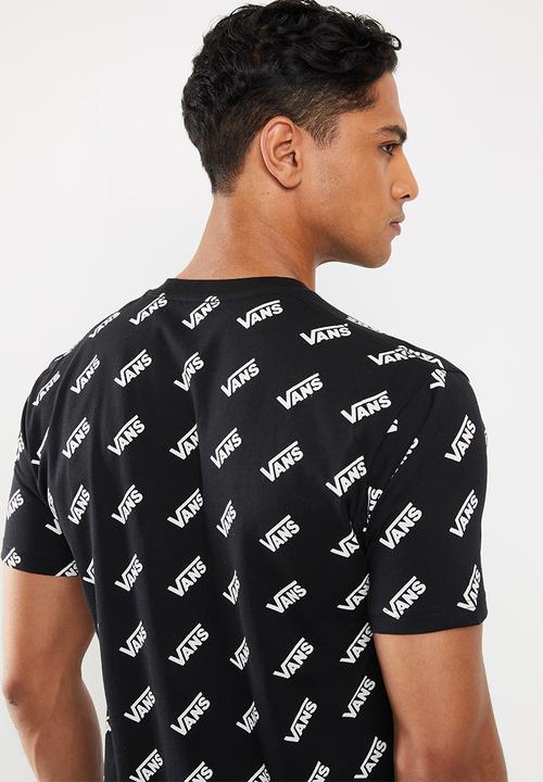 Vans - Retro all over Vans short sleeve tee - black
