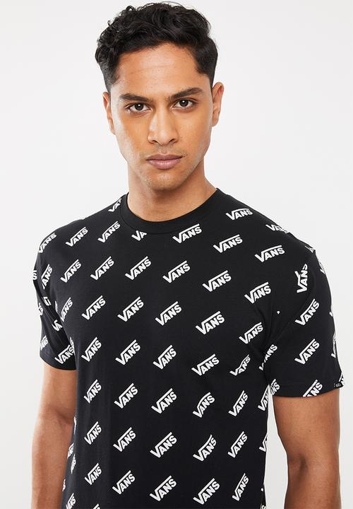 Vans - Retro all over Vans short sleeve tee - black