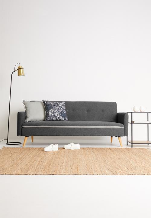 Sixth Floor - Finn sleeper couch - dark grey