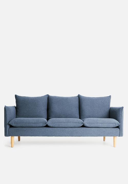 Sixth Floor - Hector 3-seater sofa - navy
