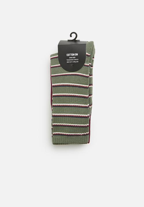 Cotton On - Active 3 pack socks - multi