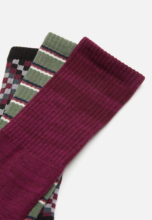 Cotton On - Active 3 pack socks - multi