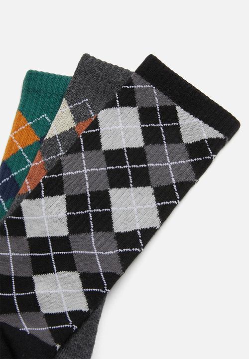 Cotton On - Active 3 pack socks - multi