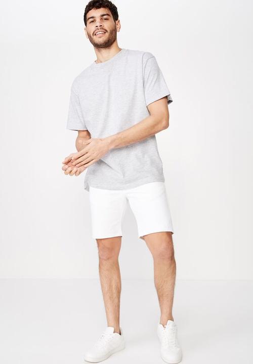 Cotton On - Straight short - white