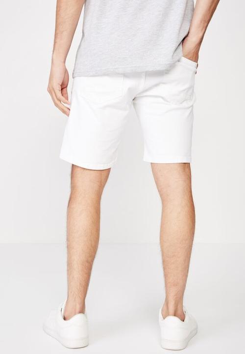 Cotton On - Straight short - white
