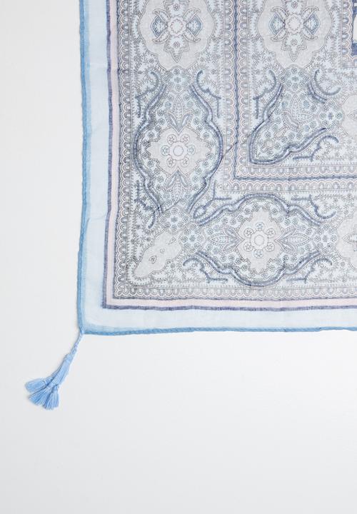 Joy Collectables - Paiseley scarf - blue