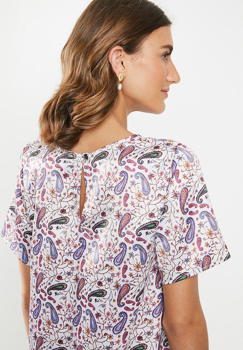 edit - Sleeved shift dress - multi 