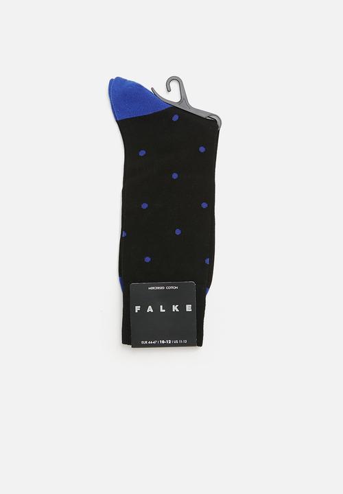 Falke - Falke dot socks - black & blue
