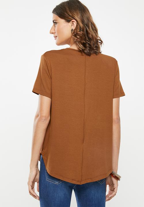 edit - High low tunic - tan