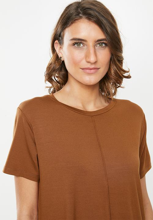 edit - High low tunic - tan