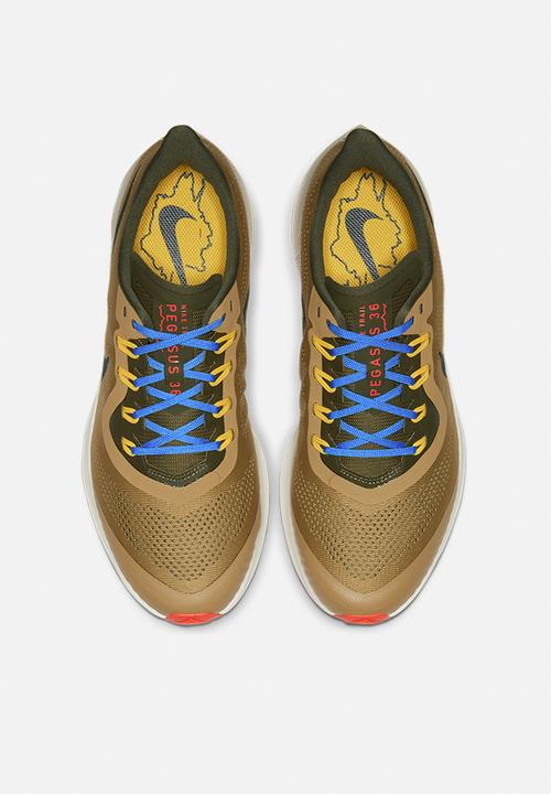 Nike - Air Zoom Pegasus 36 trail - beechtree / off noir-cargo khaki