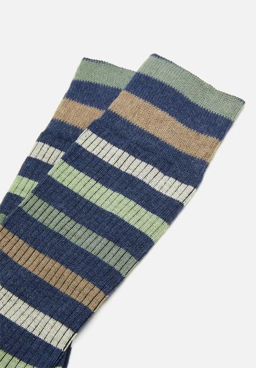 Falke - Falke ribbed stripe socks - multi