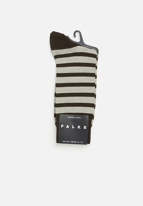 Falke - Falke even stripe socks - brown & neutral