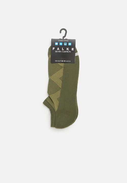 Falke - Falke silver cushion socks - green