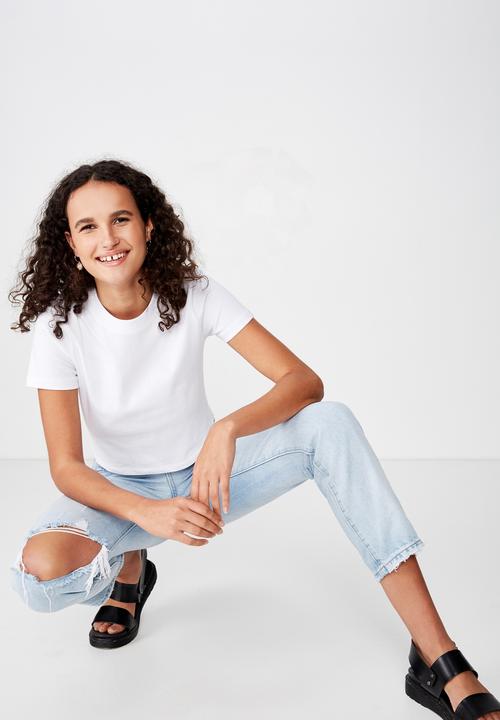 Cotton On - The one baby tee  - white