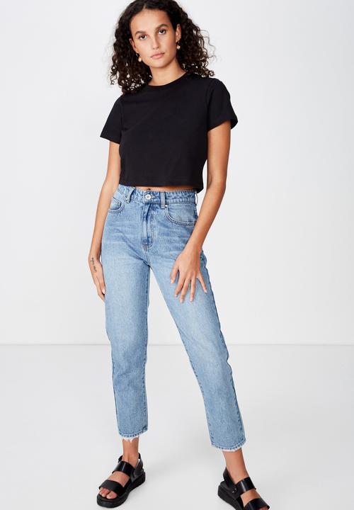 Cotton On - The one baby tee  - black