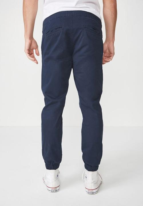 Cotton On - Drake cuffed pant - navy