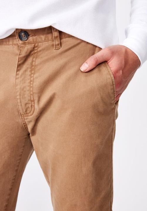 Cotton On - Skinny stretch chino - tan 