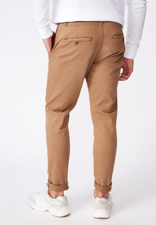 Cotton On - Skinny stretch chino - tan 
