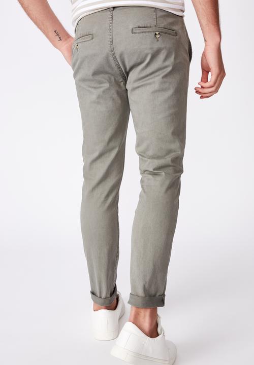 Cotton On - Skinny stretch chino - grey
