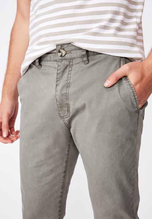 Cotton On - Skinny stretch chino - grey
