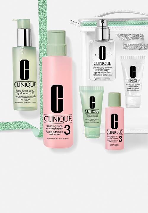 Clinique - Great skin, anywhere dramatically different™ hydrating jelly + iii and iv