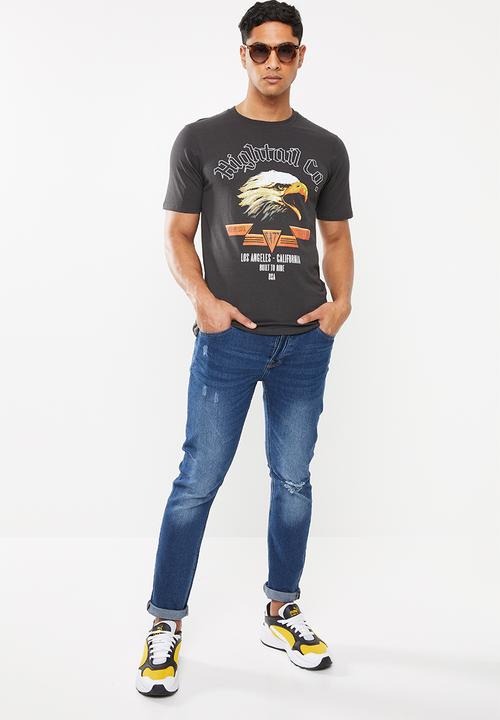 Cotton On - Hightail co. Tbar moto T-shirt - black