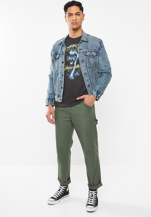Cotton On - Night stalker Tbar moto T-shirt - charcoal 