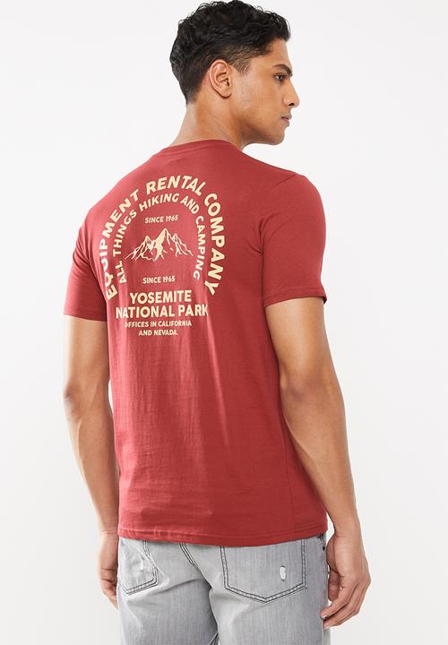Cotton On - Yosemite Tbar souvenir T-shirt - red